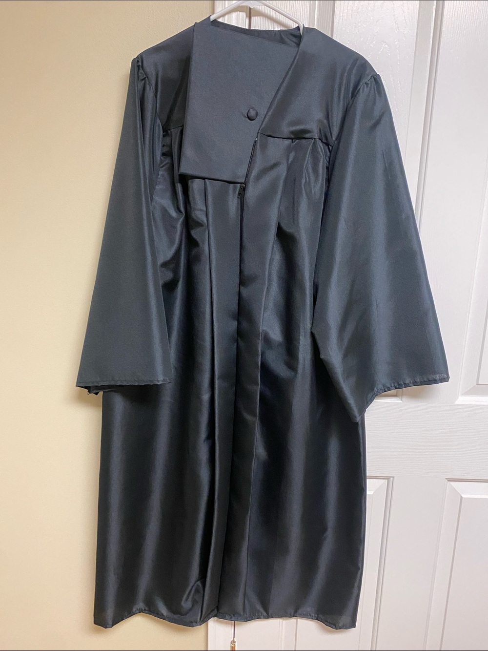 Black Women or Men's Graduation Gowns- Classic Academic Robe with cap